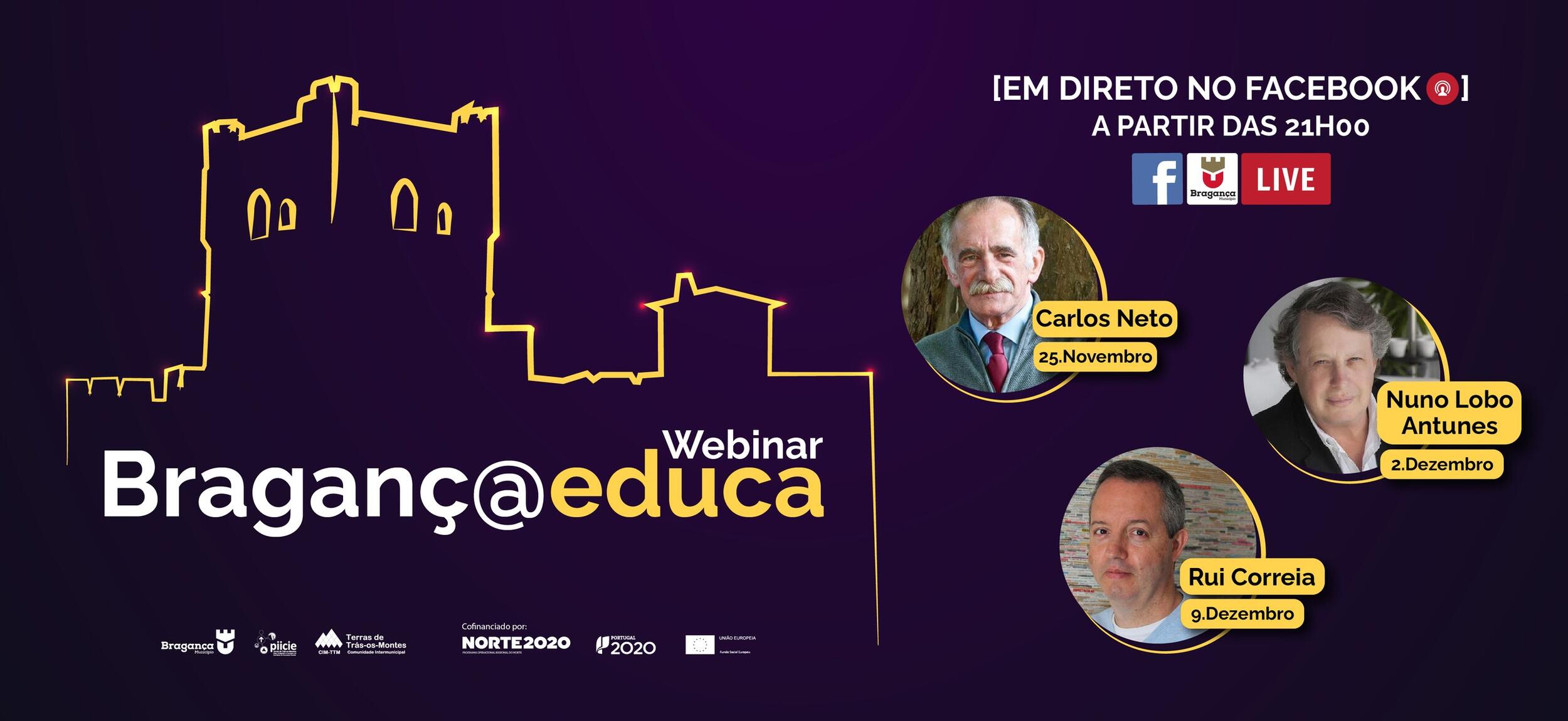 Braganç@Educa - 1.º Webinar pelo debate e pela valorização do ensino