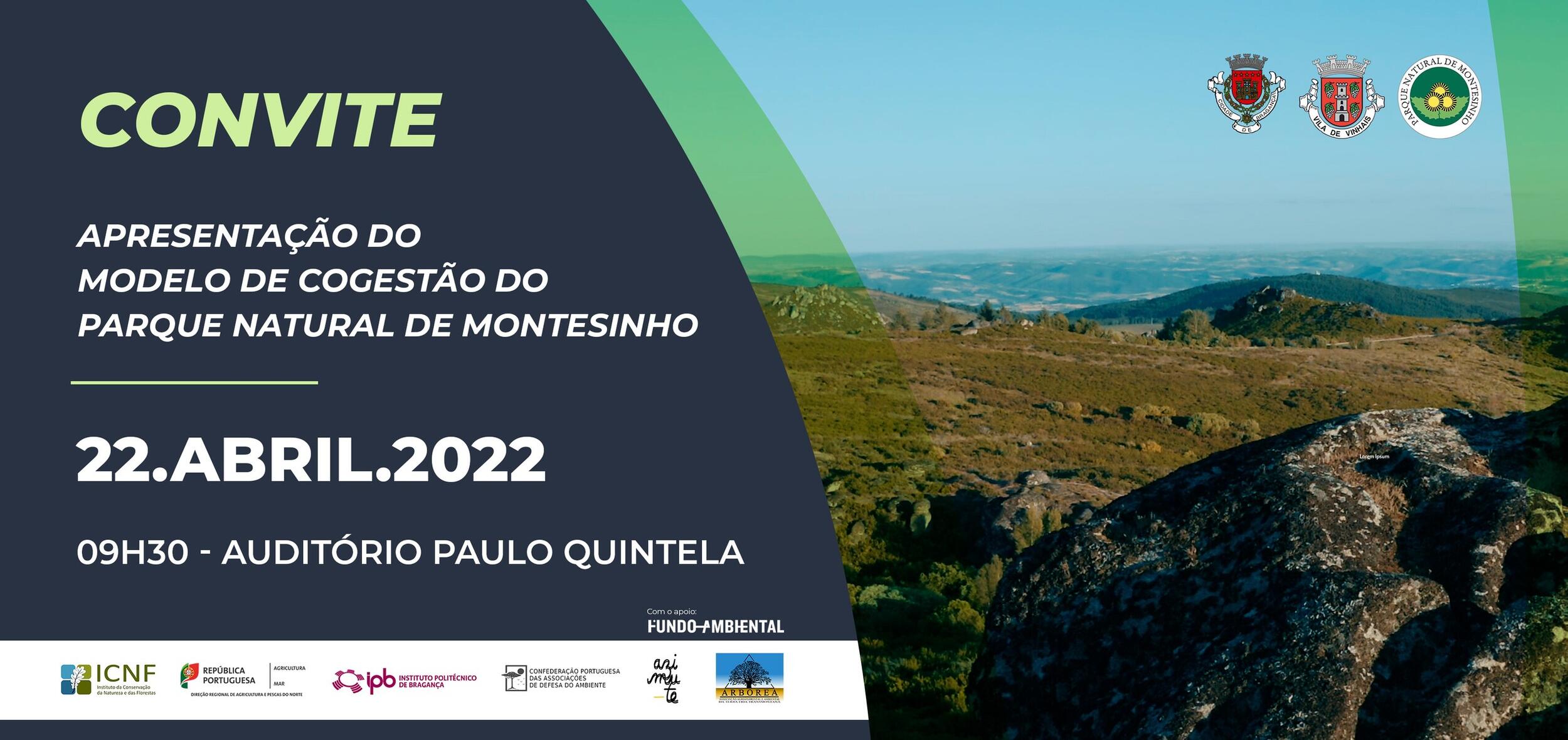 Sessão Pública | Apresentação do Modelo de Cogestão do Parque Natural de Montesinho