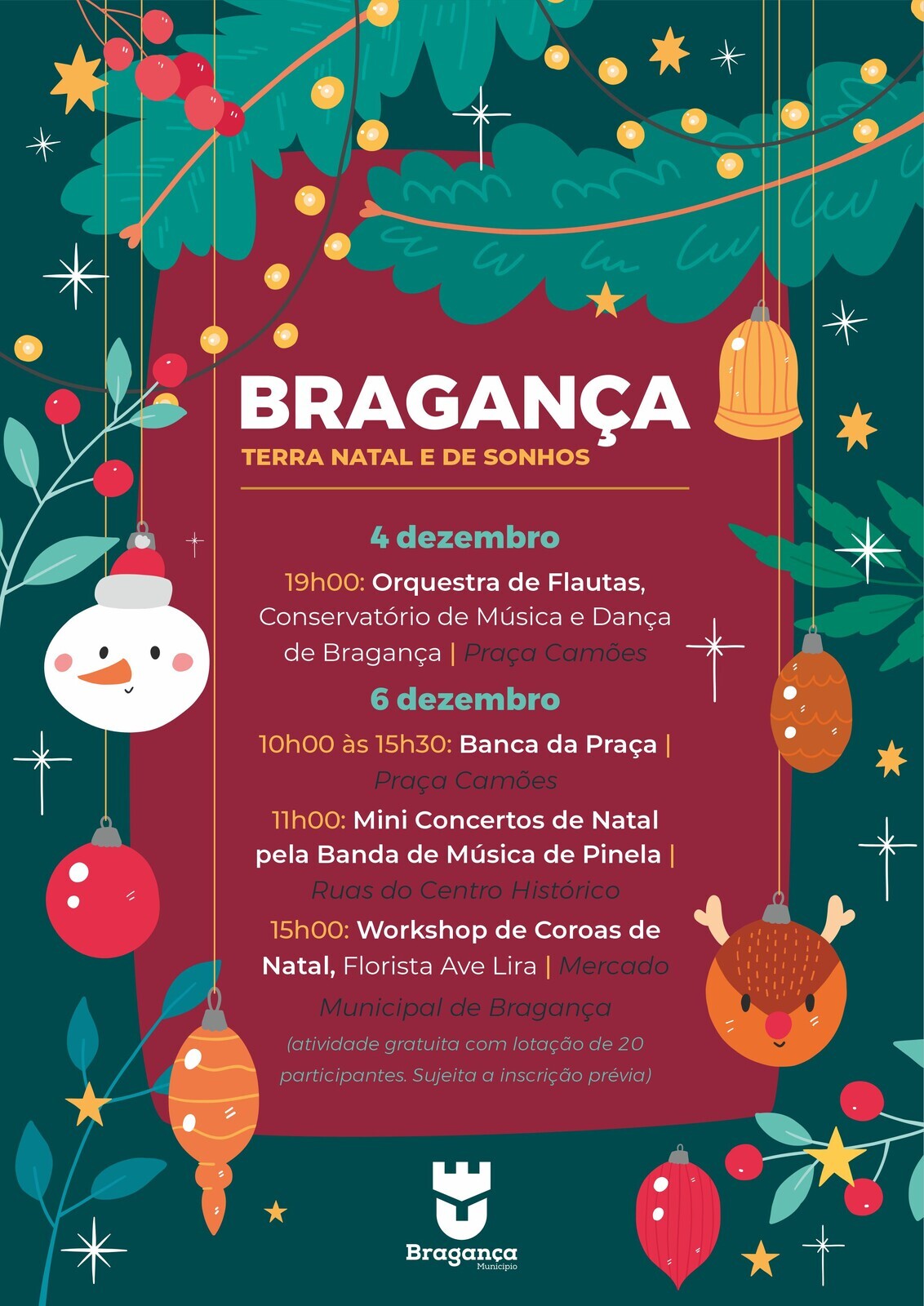 Bragança, Terra Natal e de Sonhos - Atividades Semana 1