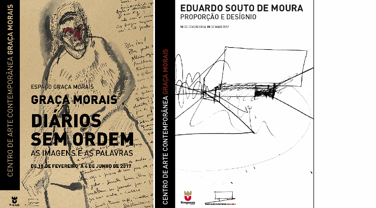 Exposições de Eduardo Souto de Moura e de Graça Morais