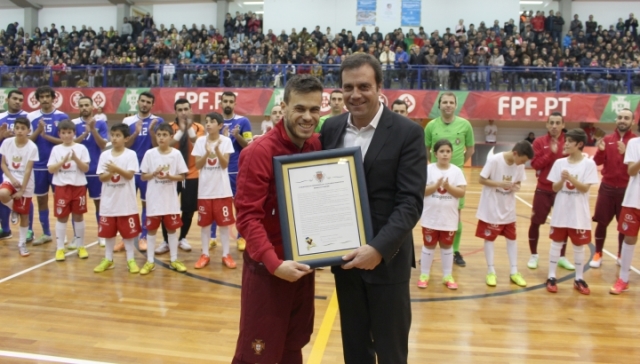 Seleção A de Futsal em Bragança   