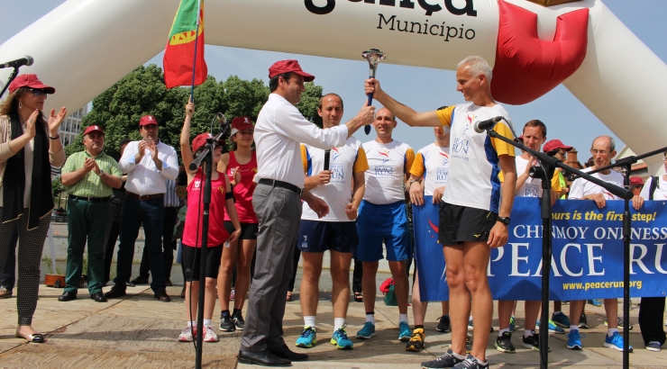 Corrida Peace Run em Bragança