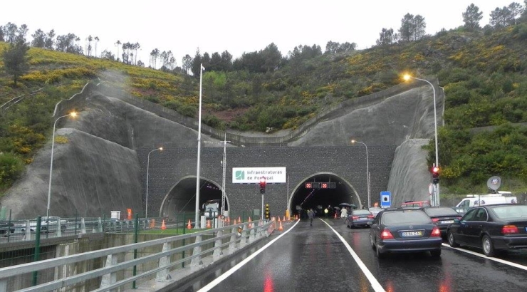 Inauguração do Túnel do Marão