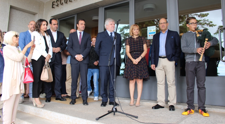 Presidente da Câmara Municipal na reabertura do ano escolar