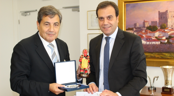 Visita do Presidente da Federação Portuguesa de Futebol