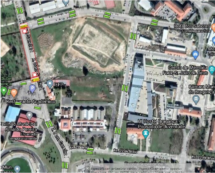 AVISO | TRÂNSITO CONDICIONADO – Rua D. Sancho I