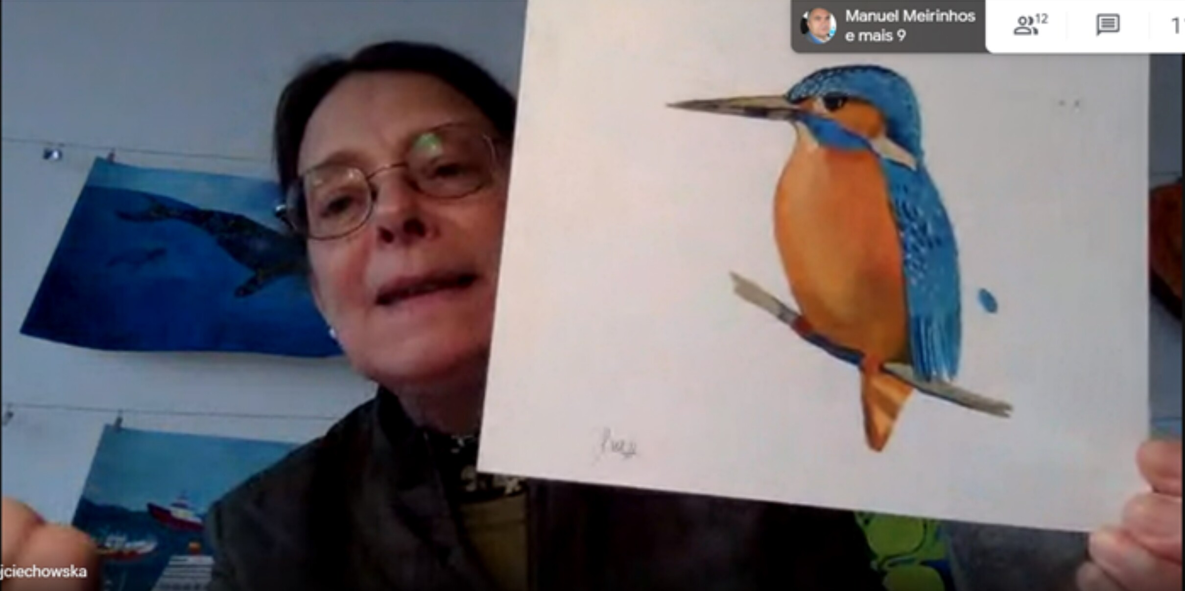330 crianças de Bragança visitam atelier de Danuta Wojciechowska