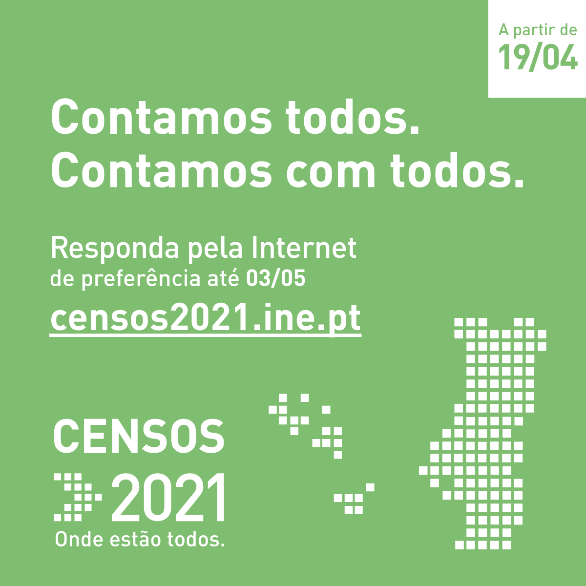 Censos 2021 | Recenseamento Geral da População & Recenseamento Geral da Habitação