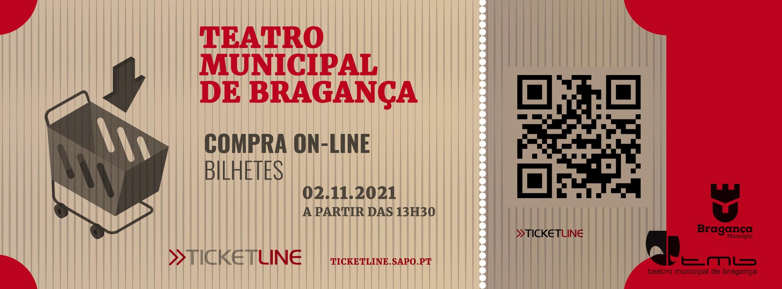 INFORMAÇÃO – Venda on-line de bilhetes do Teatro Municipal de Bragança 