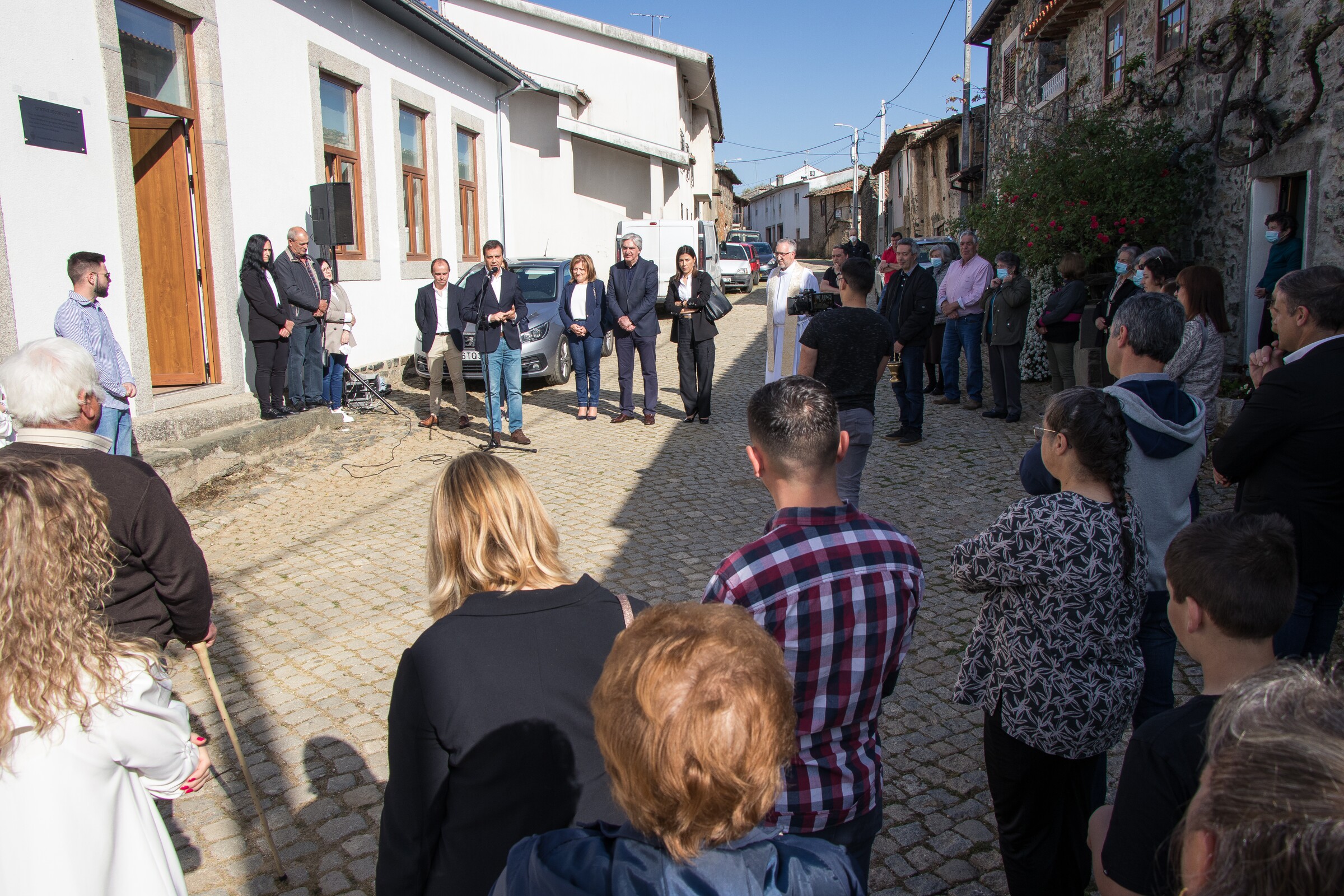 Inauguração das obras de requalificação do Centro de Convívio de Donai