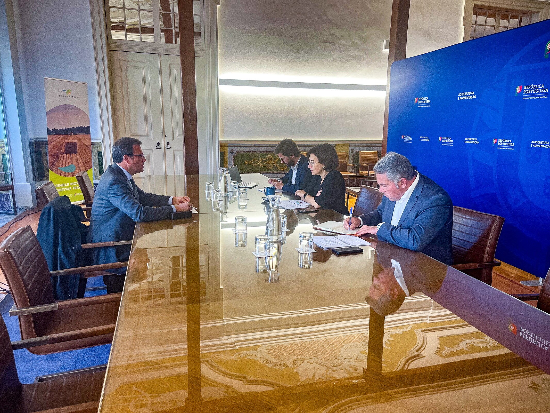 Reunião entre o Município de Bragança e o Ministério da Agricultura e da Alimentação