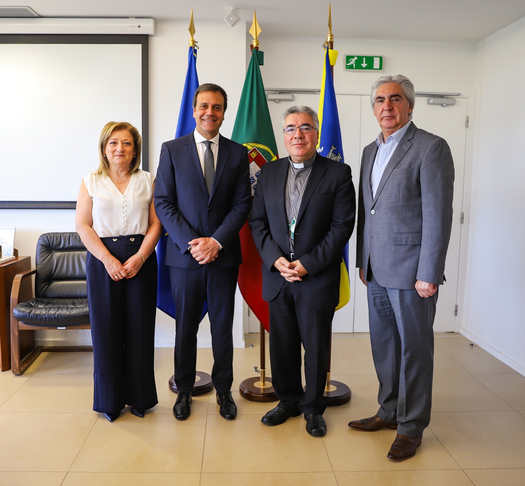 Novo Bispo da Diocese de Bragança-Miranda apresentou cumprimentos ao Presidente da Câmara Municipal