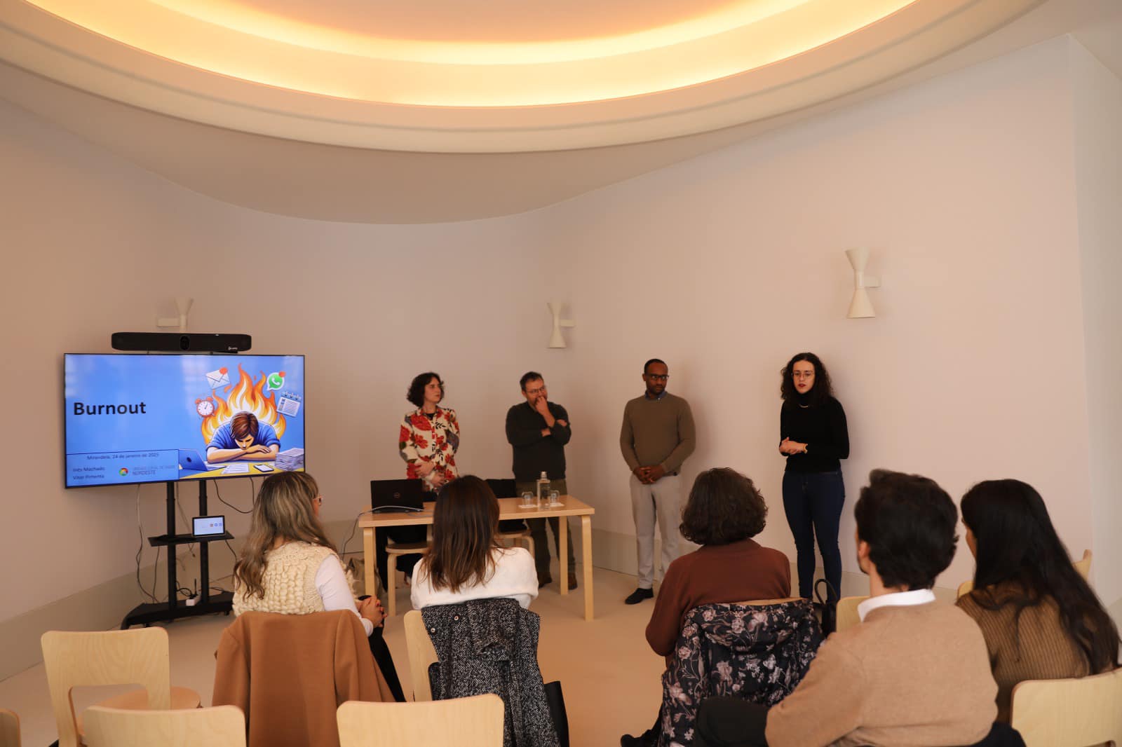Centro Nacional de Inovação Jurídica acolhe Wokshop sobre burnout 