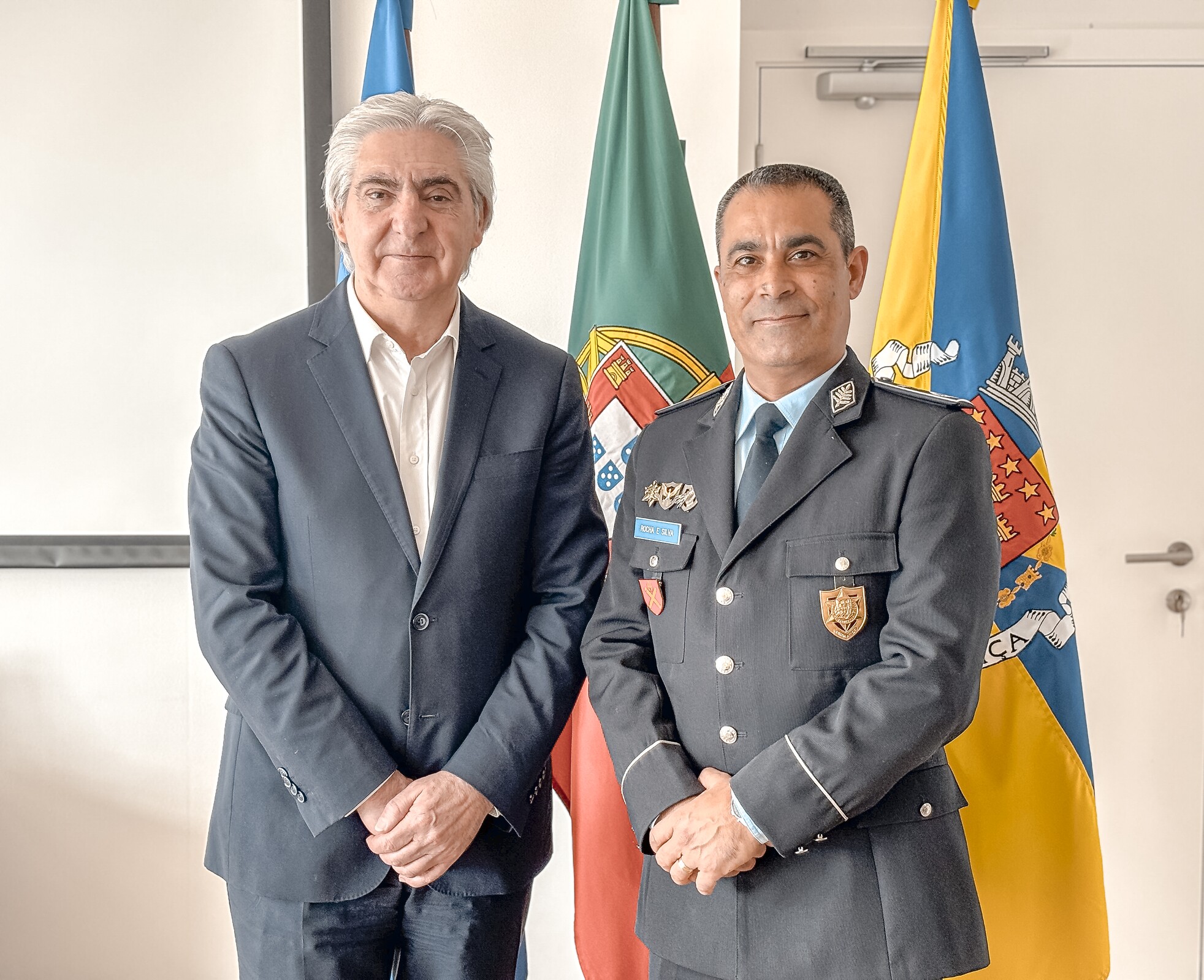 Apresentação de cumprimentos do novo Comandante Distrital da Polícia de Segurança Pública (P...