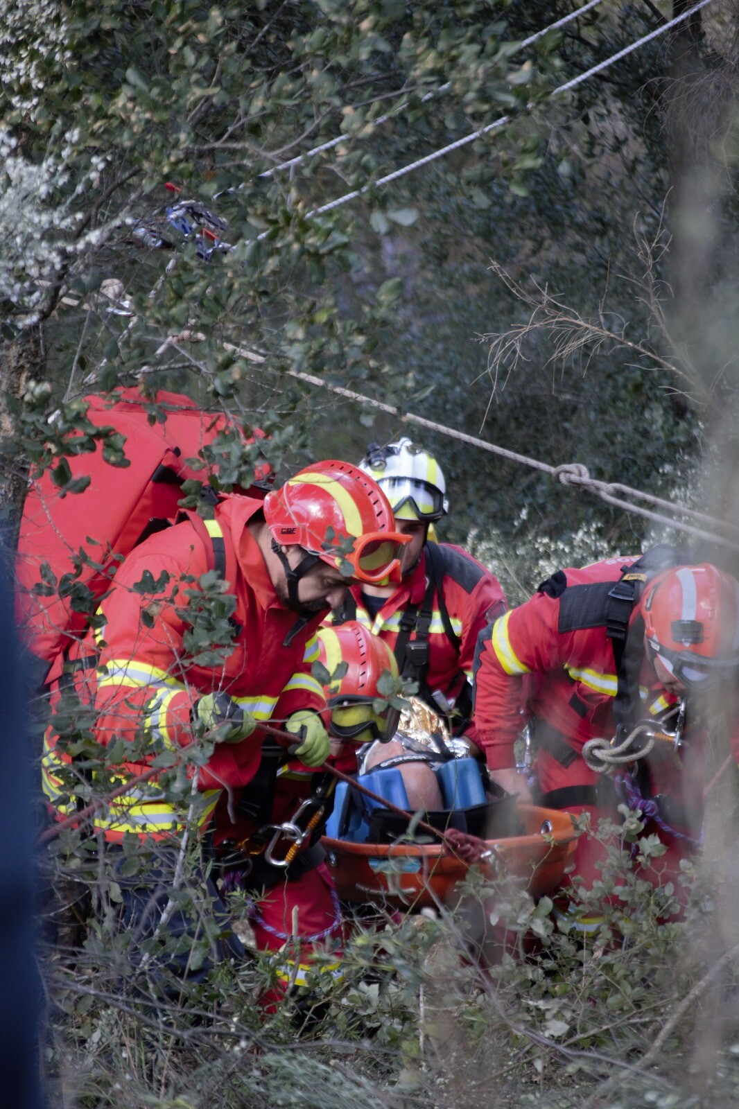Exercício de Resgate e Salvamento em Grande Ângulo - Bombeiros Voluntários de Izeda