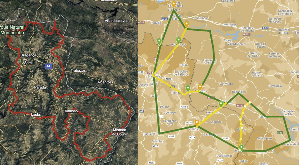 Mapa Rota Iberlobo