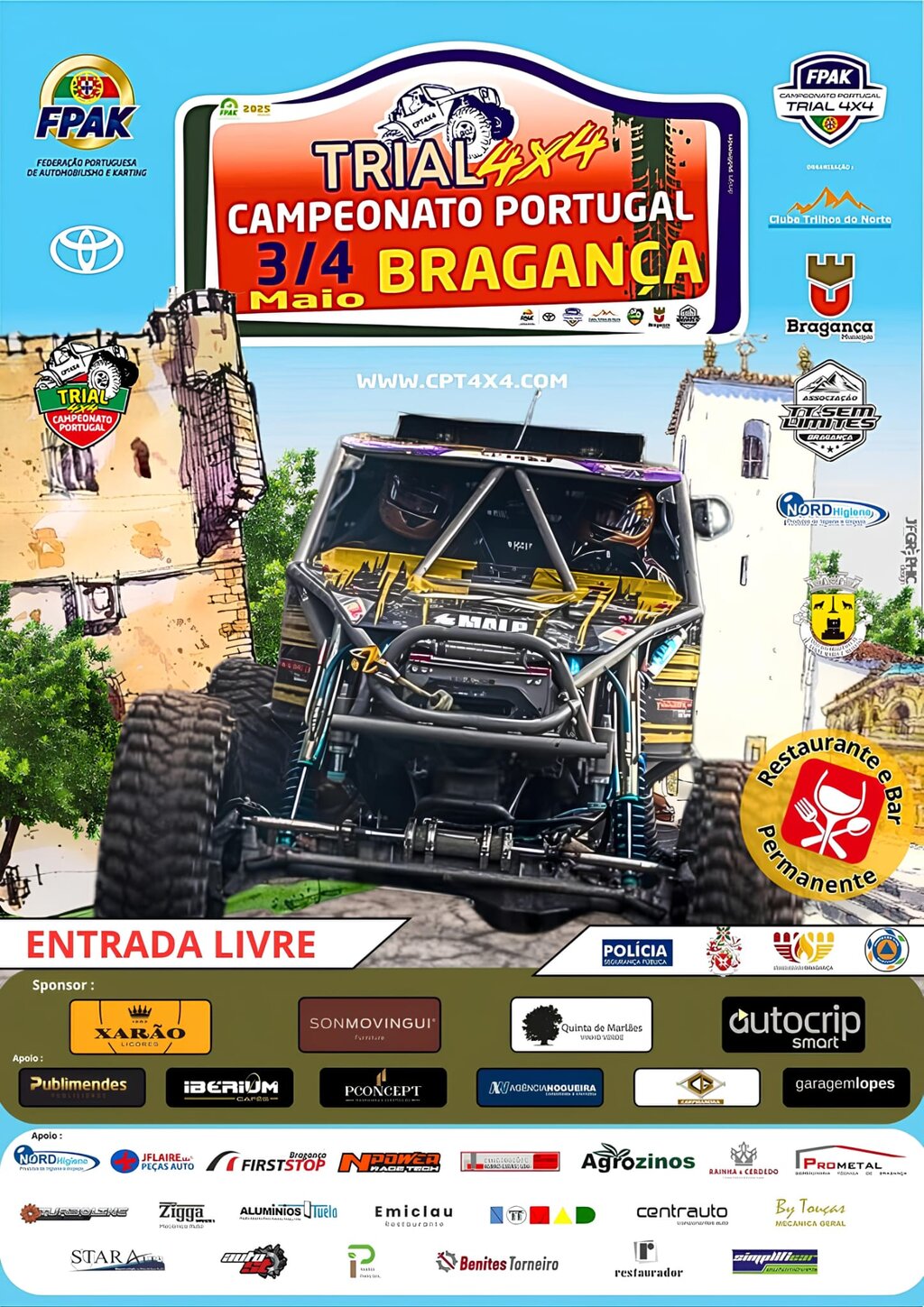 Cartaz Oficial CPT4x4 Bragança 
